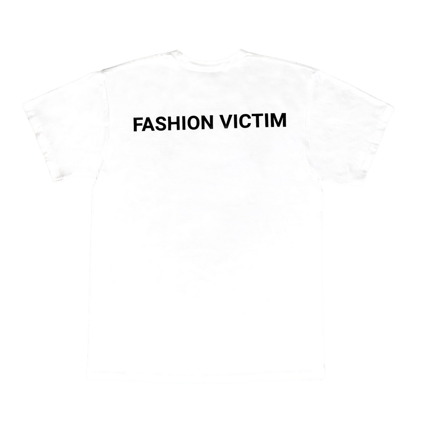 "FASHION VICTIM" tee - White